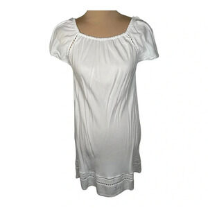 Naked Princess Sabella Off The Shoulder‎ White Boho Dress Size Petite NWT